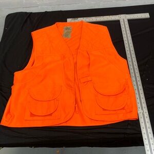 Bright Orange Quilted Vest Hunting xxl